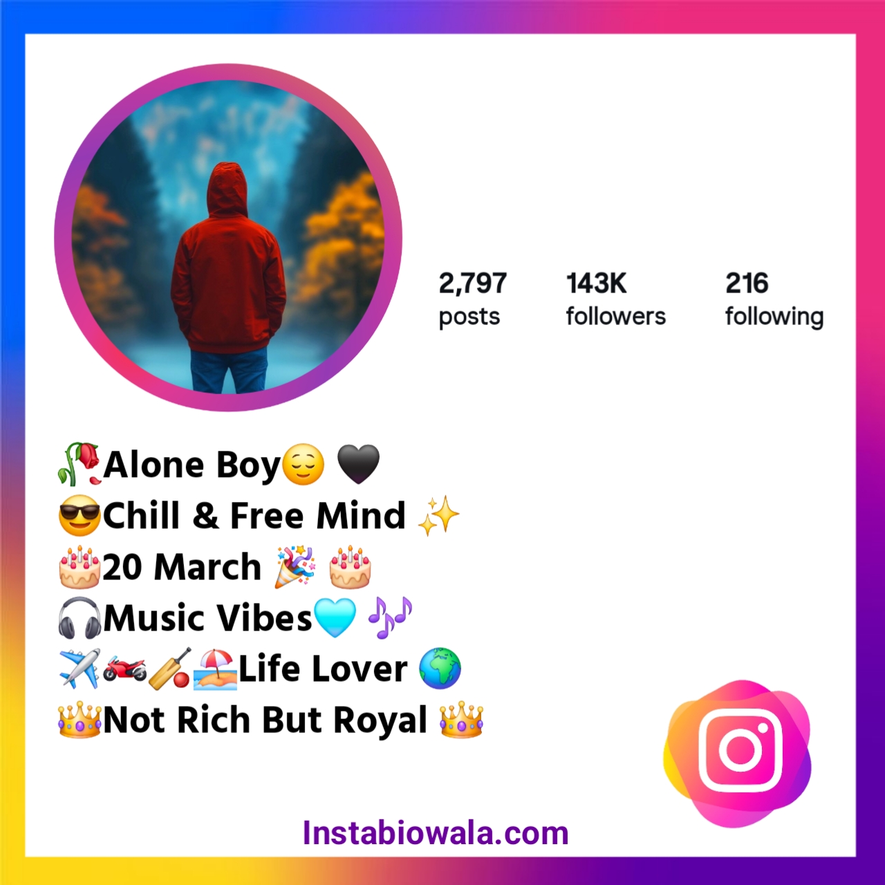 Alone Bio For Instagram