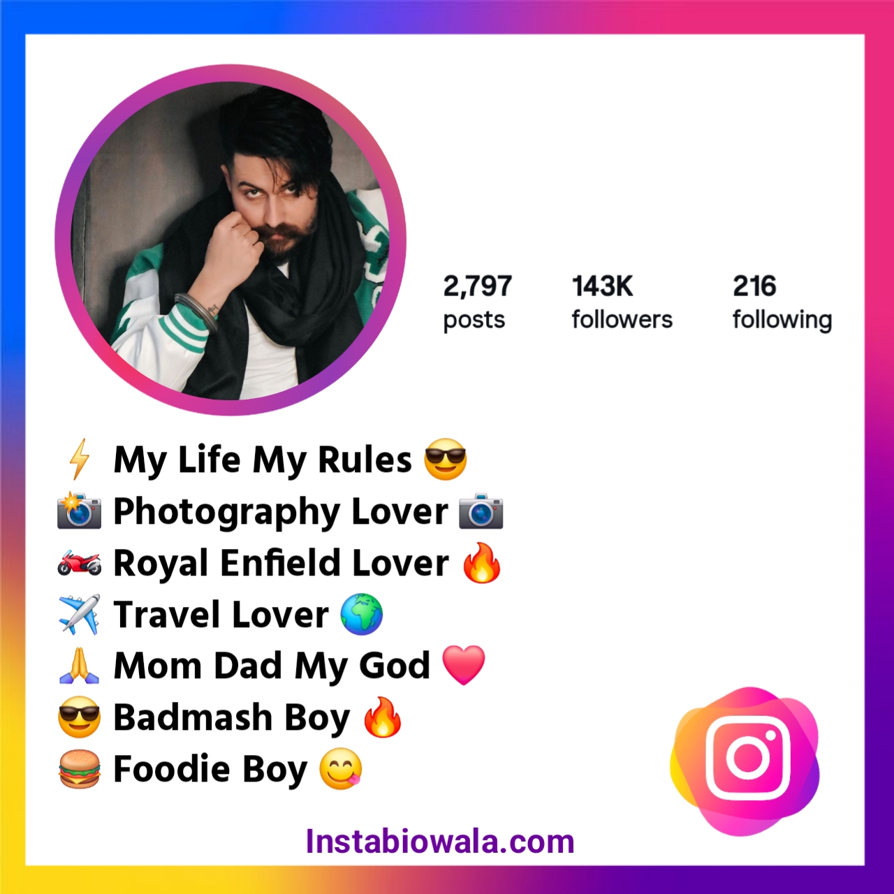 Instagram Bio Badmashi