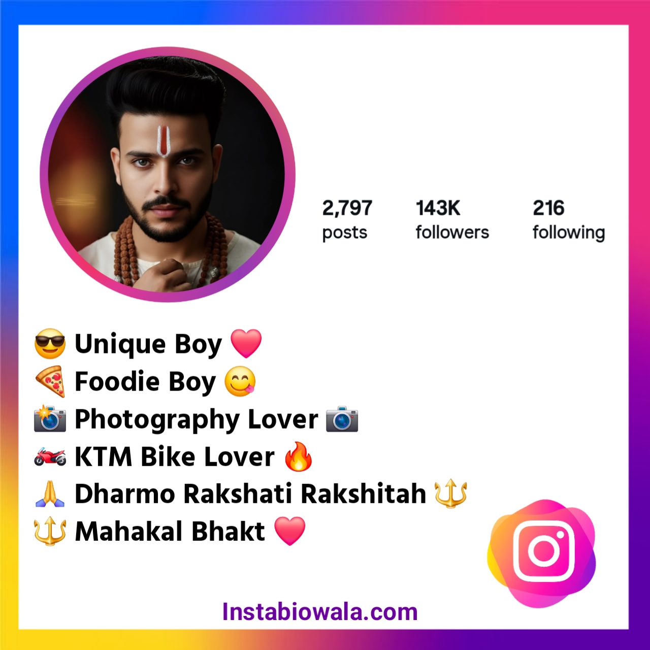 Dharmo Rakshati Rakshitah Bio For Instagram