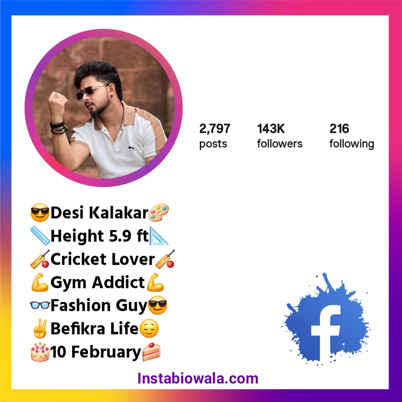 Facebook Bio For Boys Attitude
