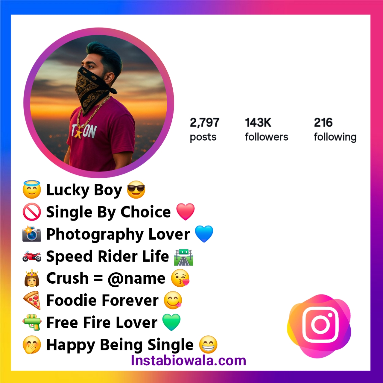 Free Fire Bio For Instagram