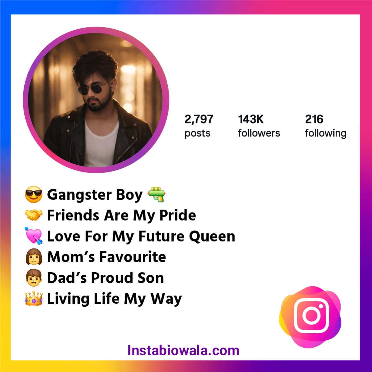Gangster Instagram Bios