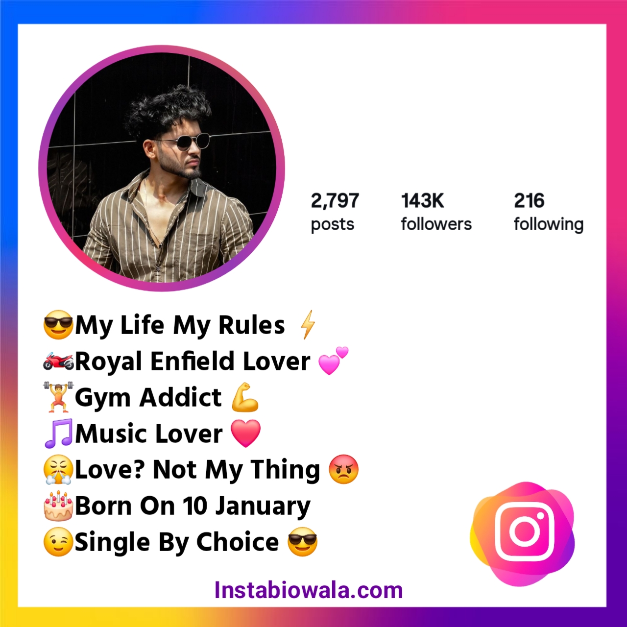 Instagram Bio For Boys in English