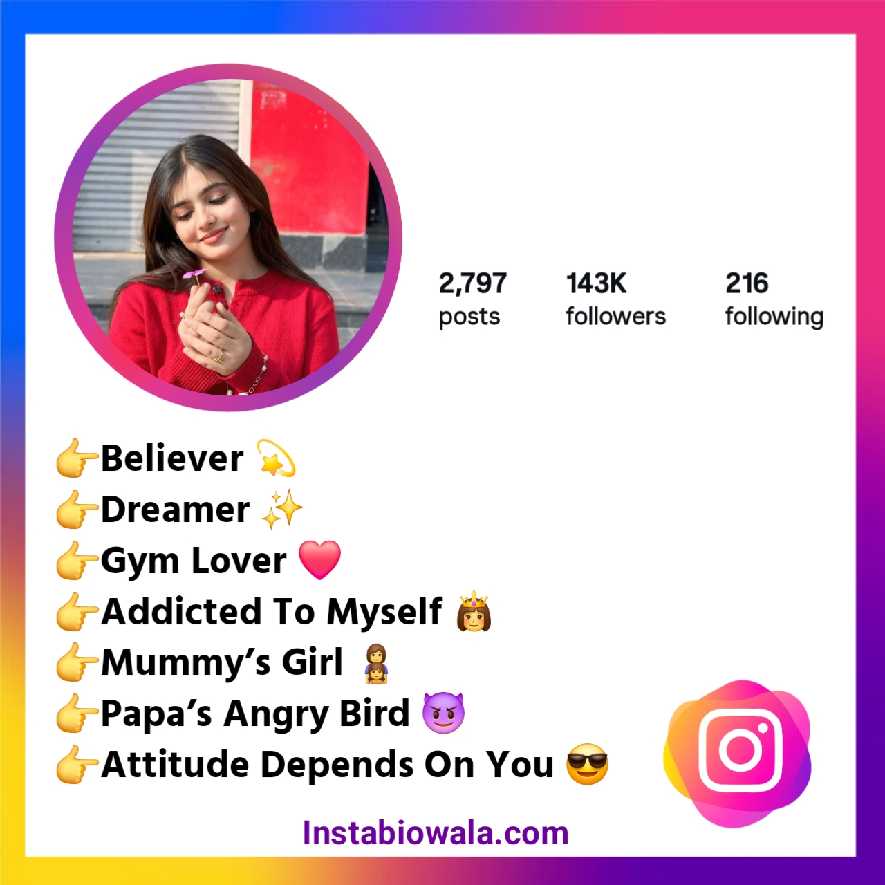 Professional Instagram Bio For Girls