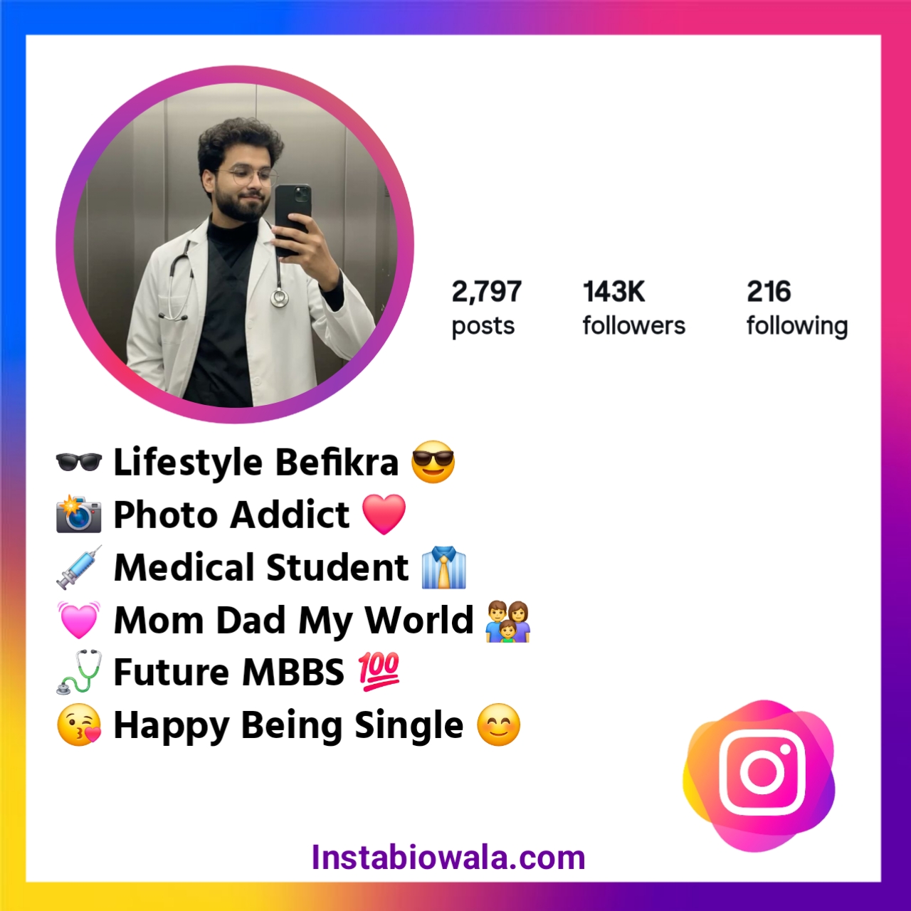 Best Instagram Bio For Medicos