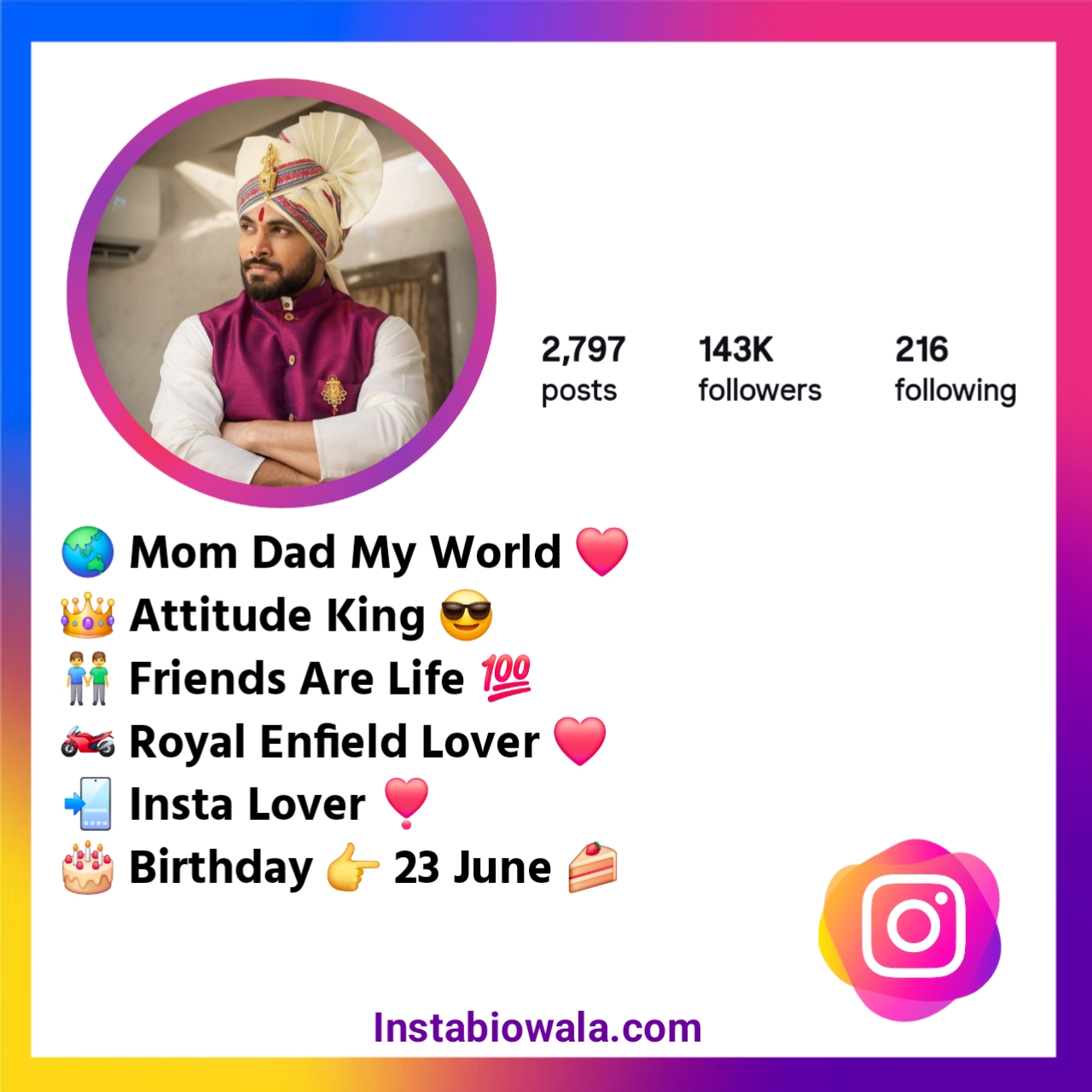 Marathi Bio For Instagram