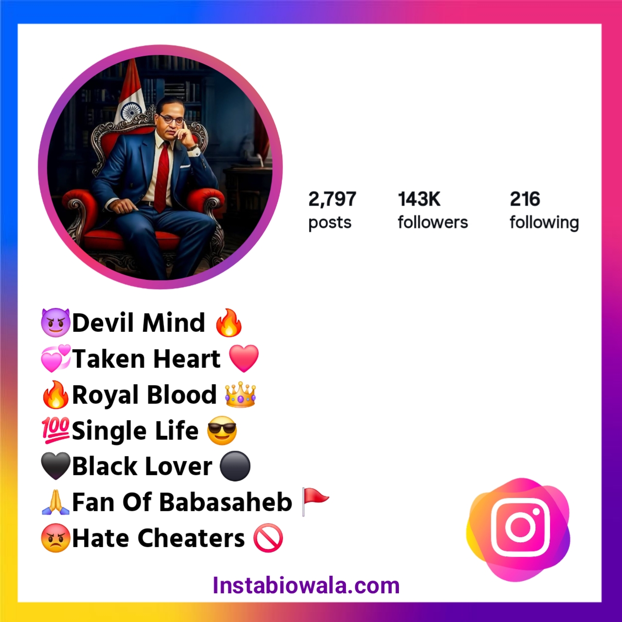 Instagram Bio For Jay Bhim