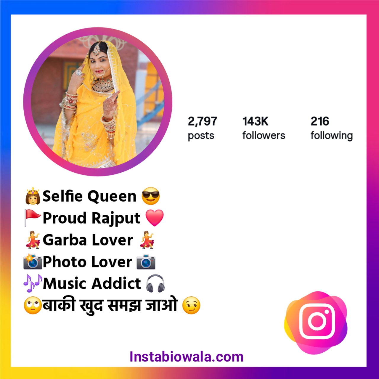 Rajput Bio For Instagram For Girl