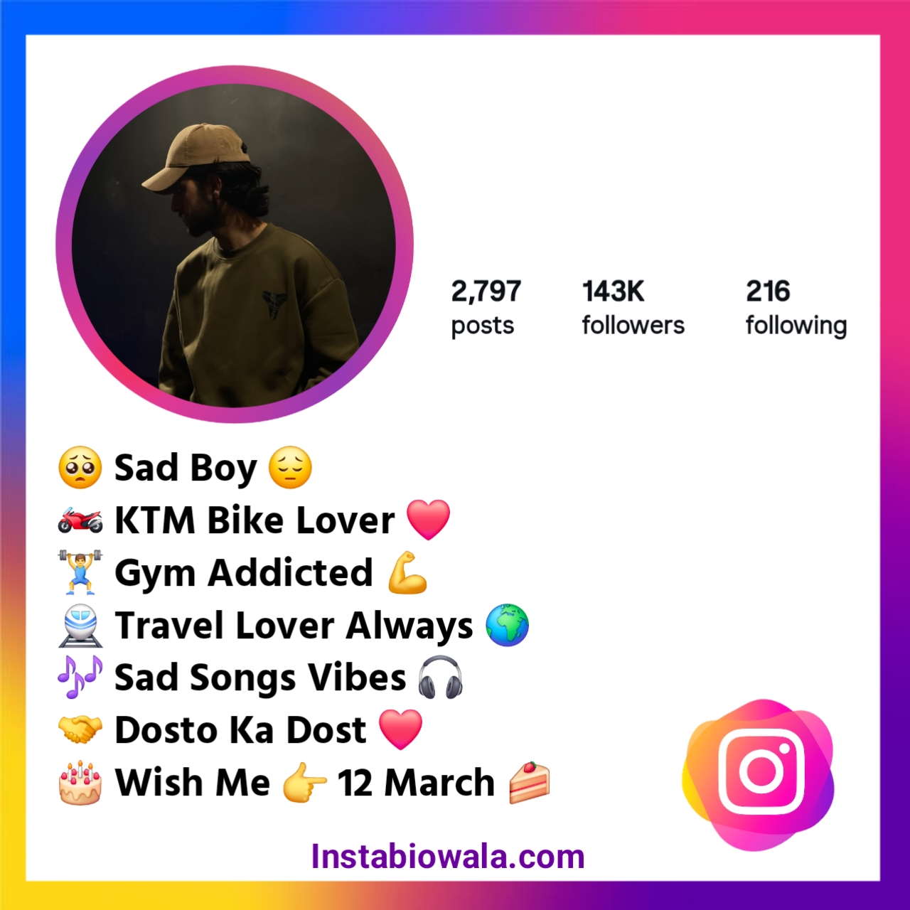 Sad Bio For Instagram